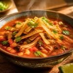 15 Minute Chicken Tortilla Soup Recipe