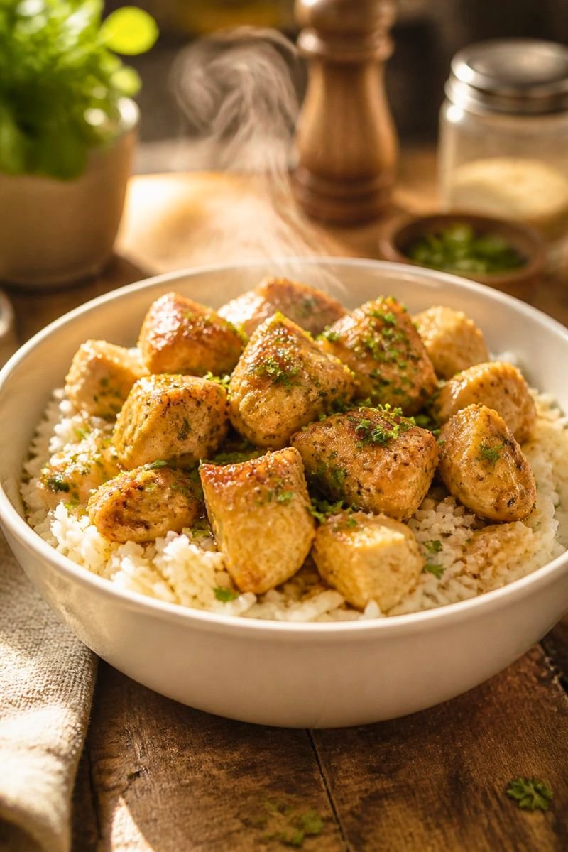 15 Minute Chicken and Rice Dinner Recipe