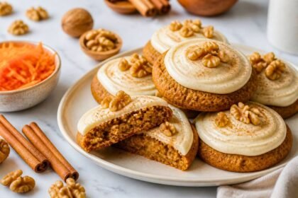 Carrot Cake Cookies with Cream Cheese Frosting Recipe