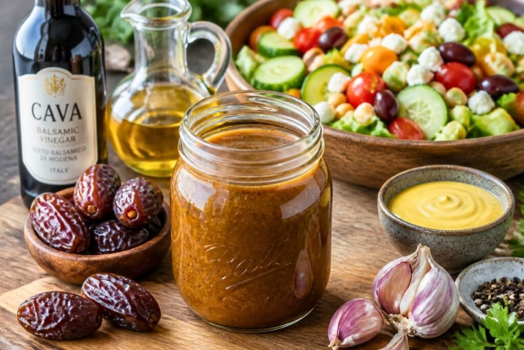 Cava Balsamic Date Vinaigrette