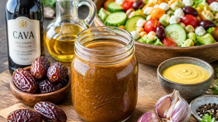 Cava Balsamic Date Vinaigrette