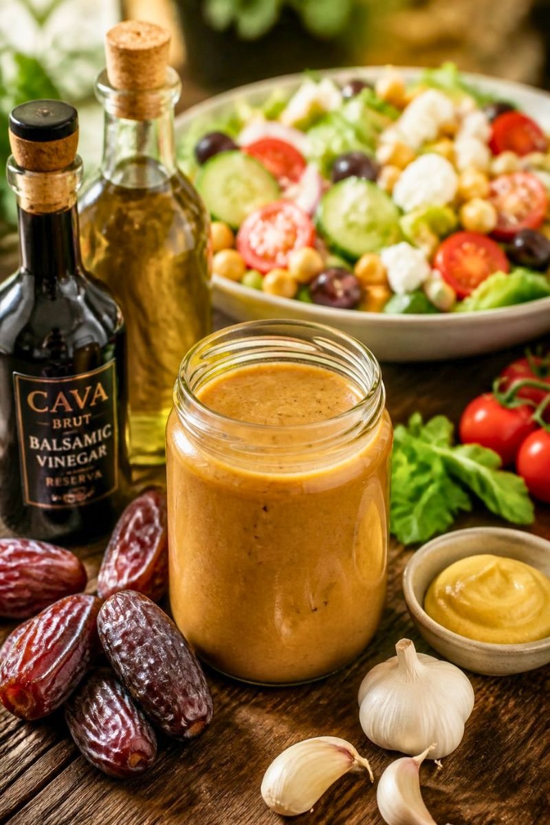 Cava Balsamic Date Vinaigrette