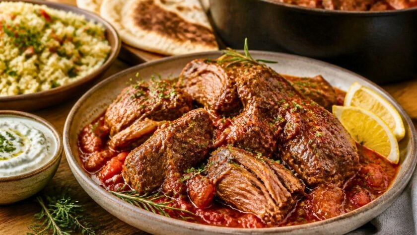 Cava Braised Lamb Recipe