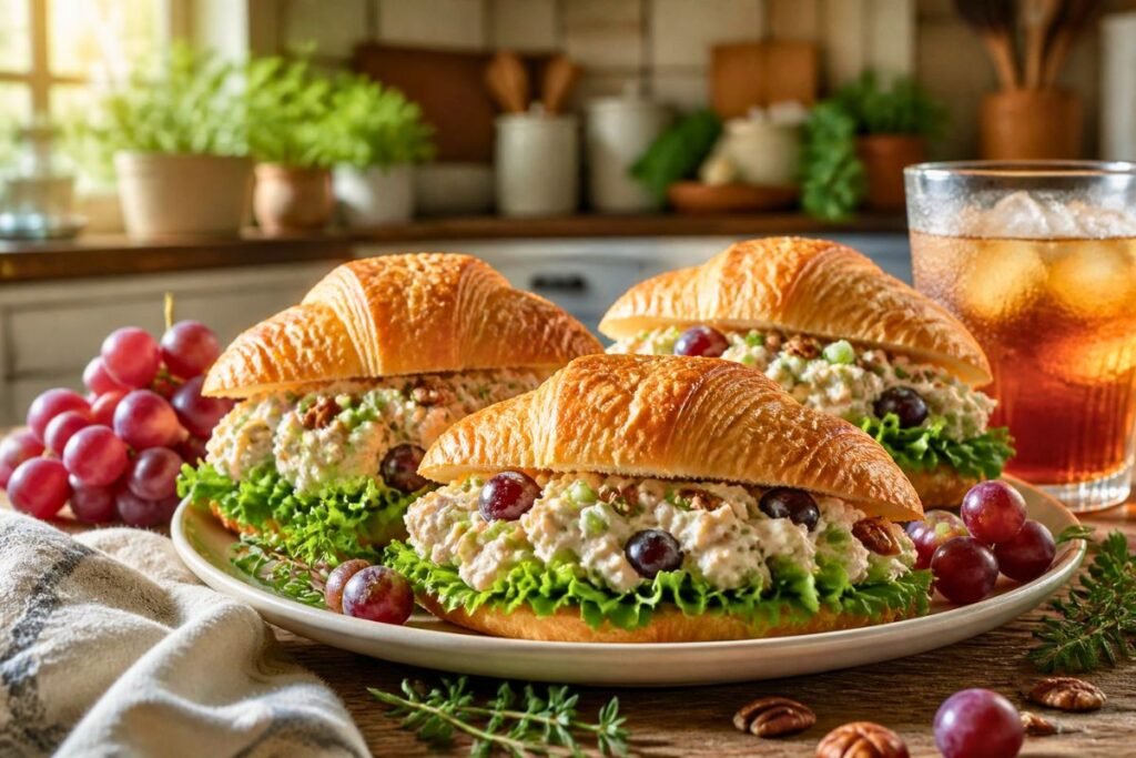 Croissant Chicken Salad Sandwiches Recipe 