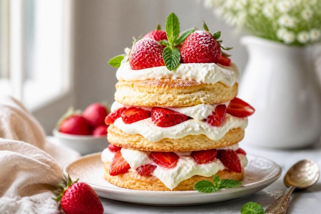 Easy Simple Strawberry Shortcake Recipe