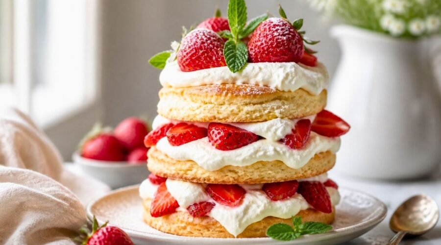 Easy Simple Strawberry Shortcake Recipe