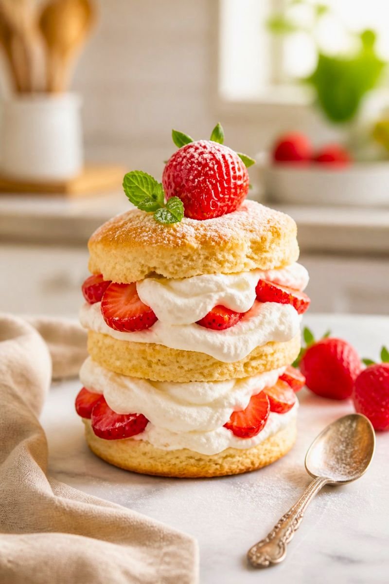 Easy Simple Strawberry Shortcake Recipe