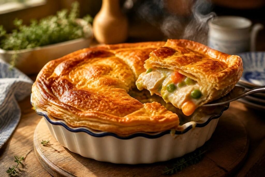 Jamie Olivers 5 Ingredients Chicken Pot Pie Recipe 
