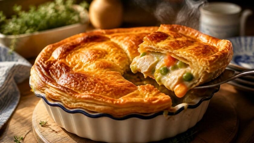 Jamie Olivers 5 Ingredients Chicken Pot Pie Recipe
