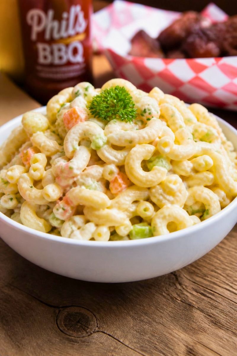 Phil's BBQ Macaroni Salad Recipe