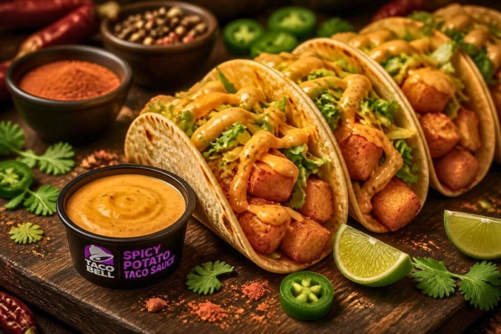 Taco Bell Spicy Potato Taco Sauce Recipe 