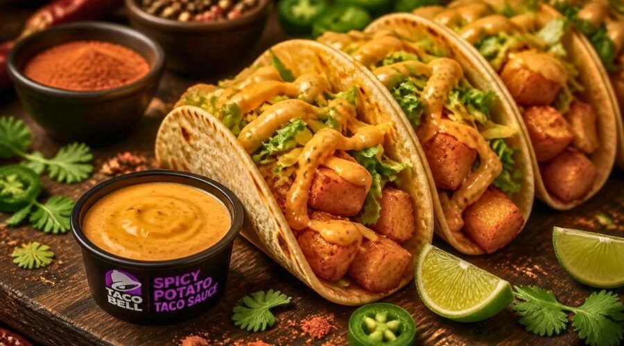 Taco Bell Spicy Potato Taco Sauce Recipe