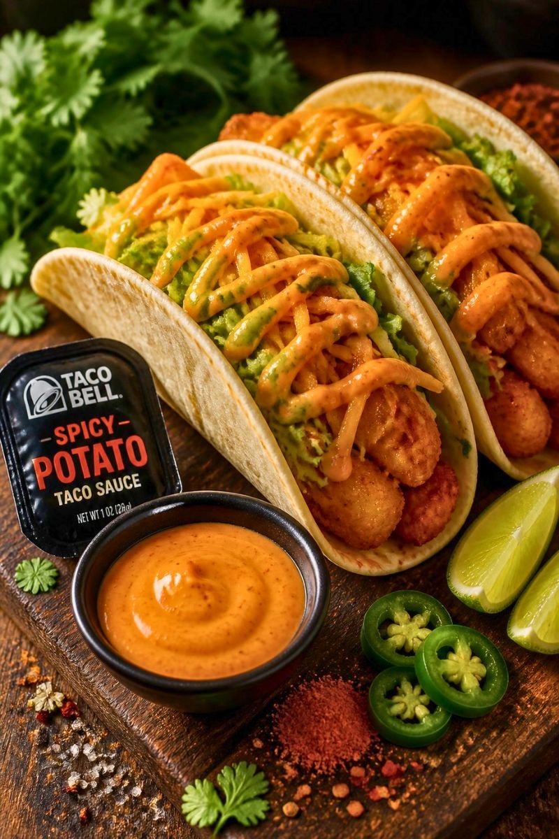 Taco Bell Spicy Potato Taco Sauce Recipe