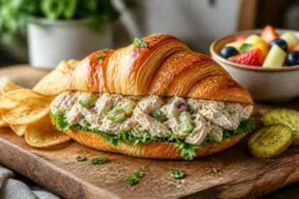 Chicken Salad Croissant Sandwich Recipe