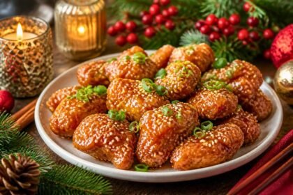 Christmas sesame chicken Recipe