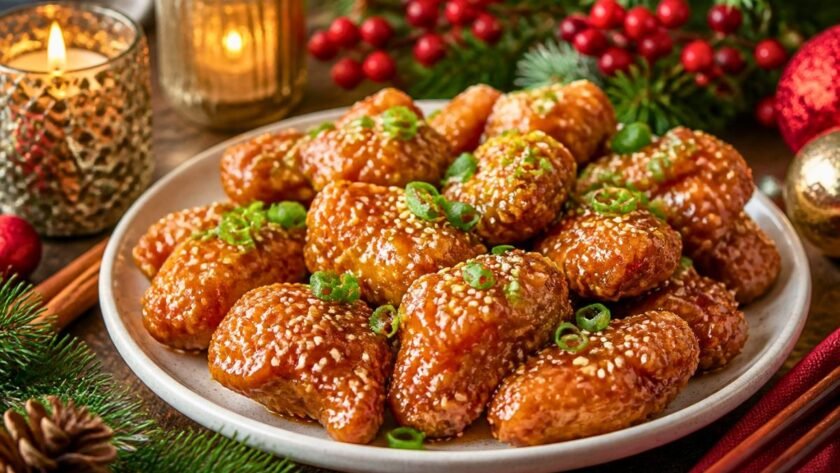 Christmas sesame chicken Recipe