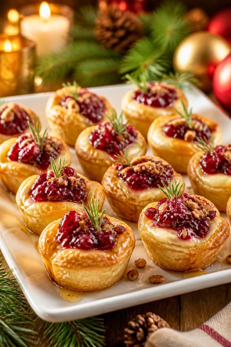 Cranberry Brie Bites Recipe