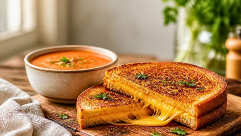 Crispy Air Fryer Grilled Cheese Recipe