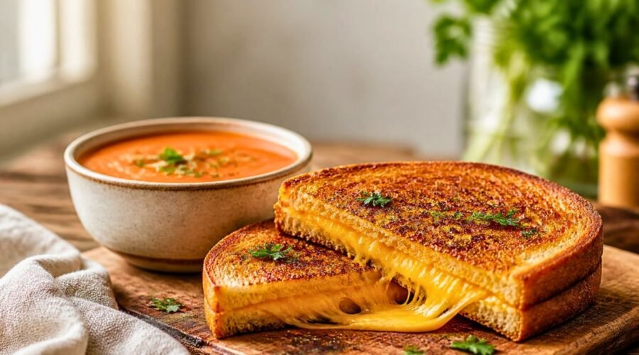 Crispy Air Fryer Grilled Cheese Recipe