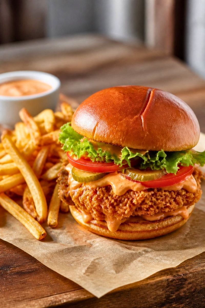 Crispy Fried Chicken Sandwiches Recipe