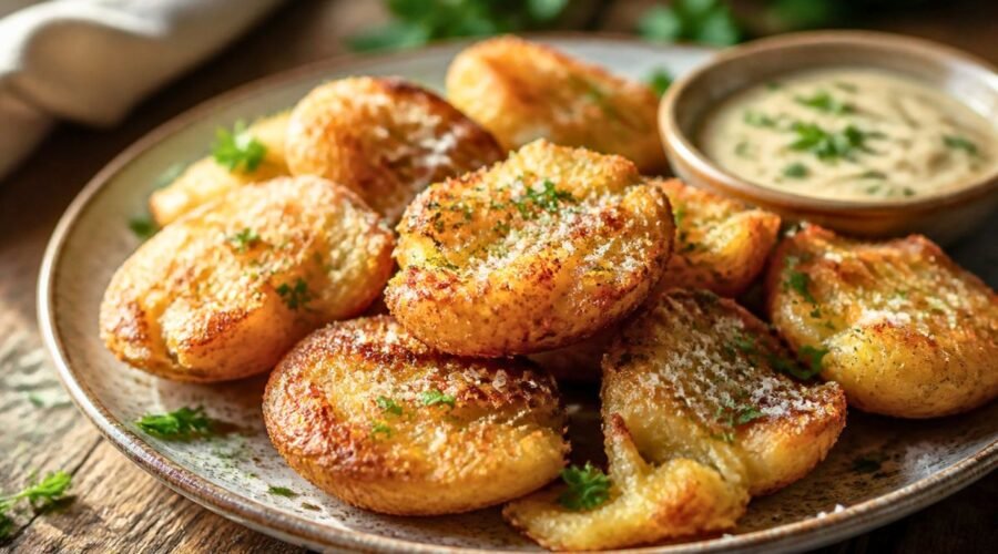 Crispy Smashed Potatoes Recipe