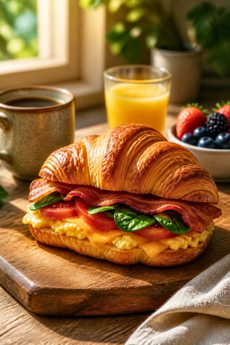 Croissant Breakfast Sandwich Recipe