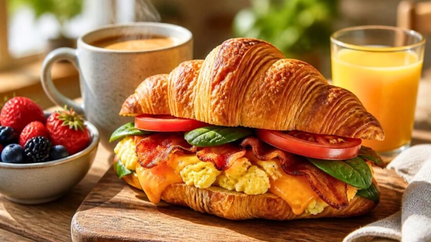Croissant Breakfast Sandwich Recipe