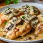 Easy Creamy Mushroom Chicken Recipe