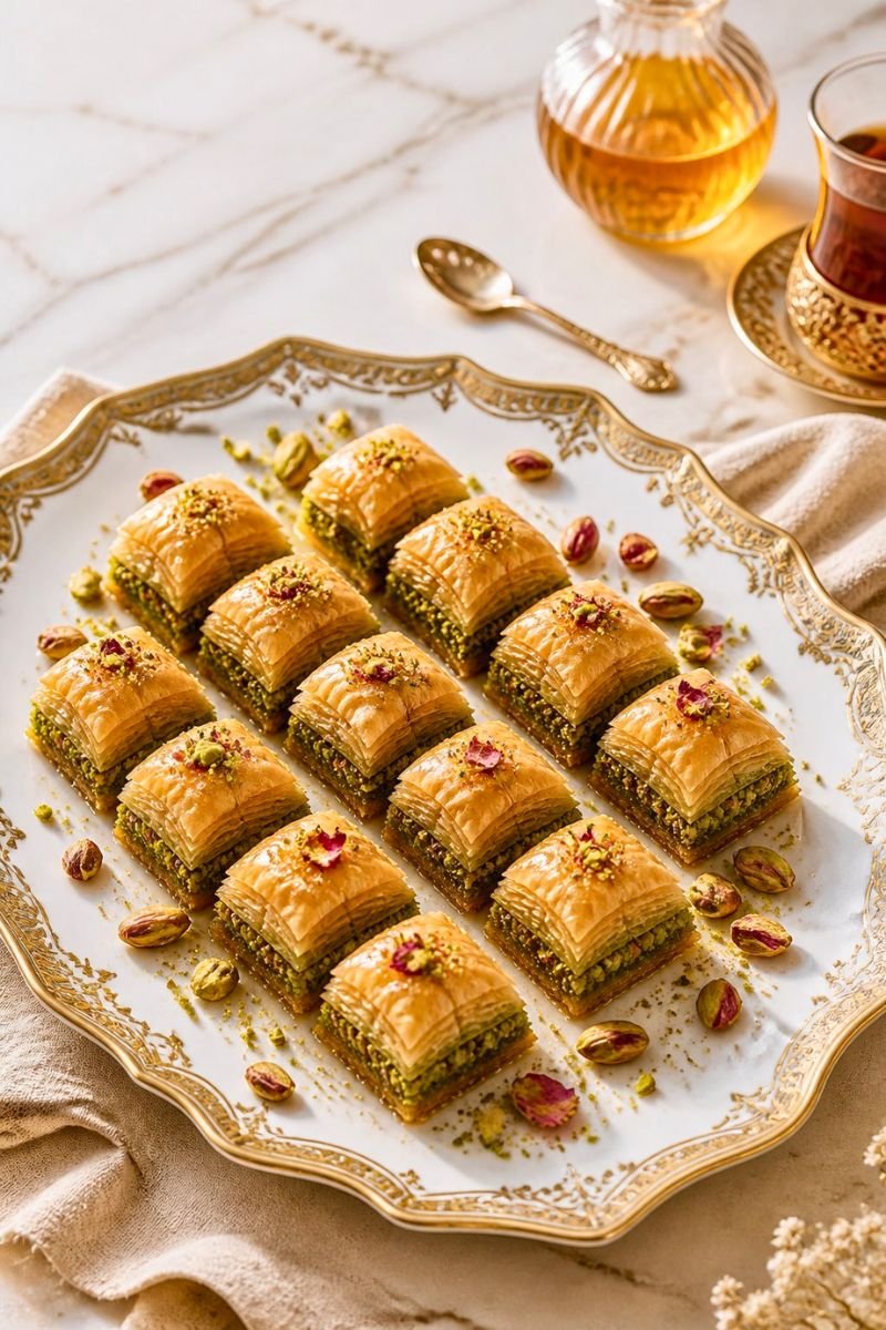 Easy Pistachio Baklava Bites Recipe