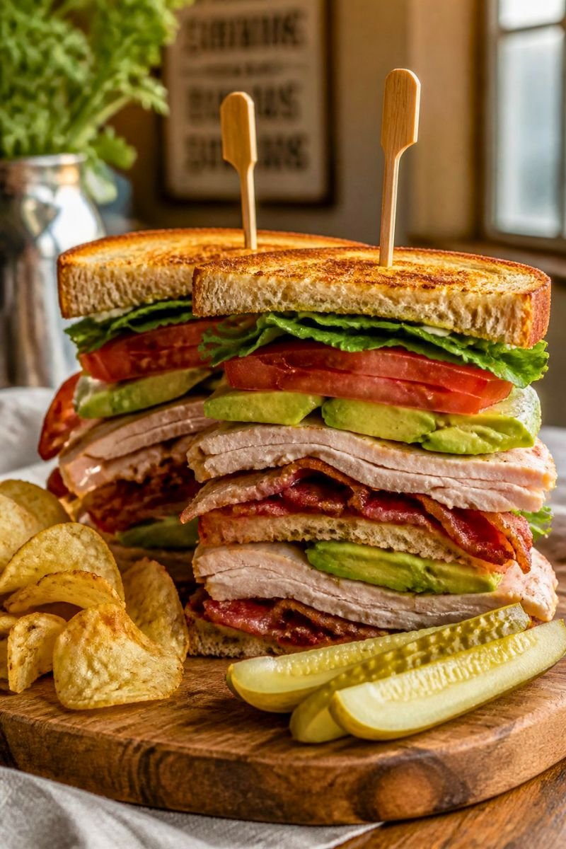 Easy Turkey Club Sandwich Recipe