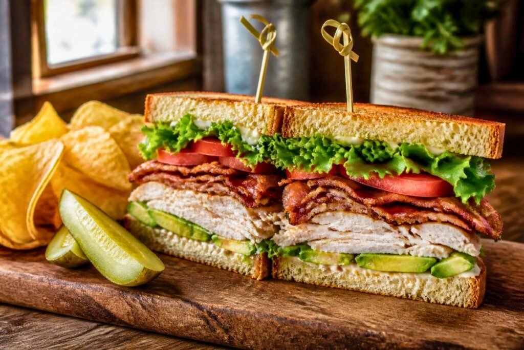 Easy Turkey Club Sandwich Recipe