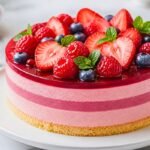 Gourmet Berry Mousse Cake Recipe
