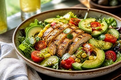 Grilled Chicken Avocado Salad Recipe