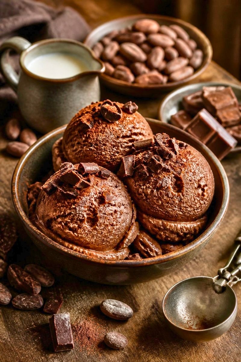 Homemade Chocolate Ice Cream Recipe
