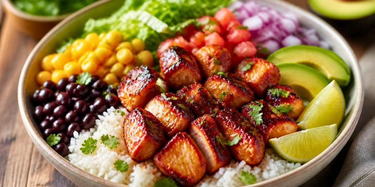 Honey Chipotle Chicken Rice Bowls Recipe