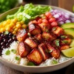 Honey Chipotle Chicken Rice Bowls Recipe