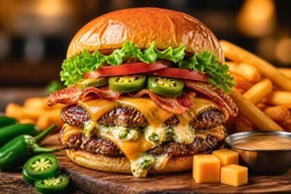 Jalapeno Popper Smash Burger Recipe