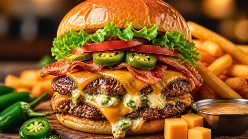 Jalapeno Popper Smash Burger Recipe