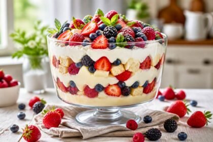 No Bake Berry Trifle Recipe