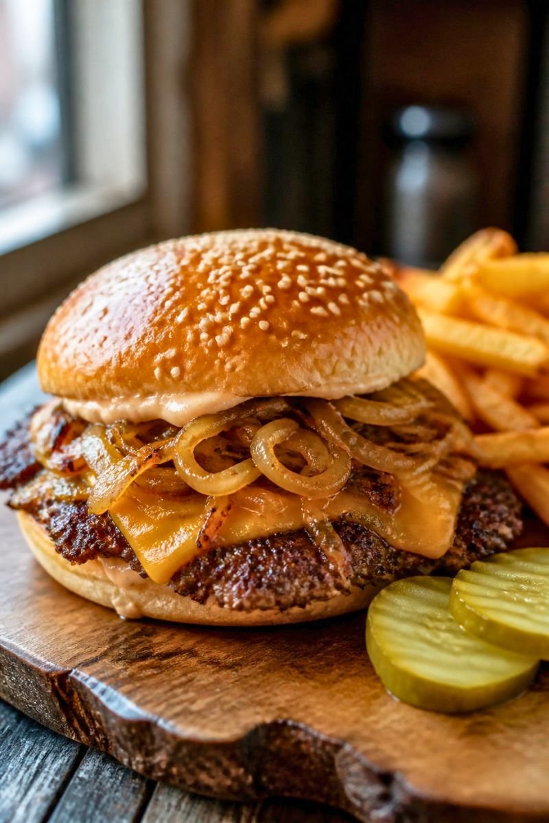Oklahoma Onion Smash Burger Recipe