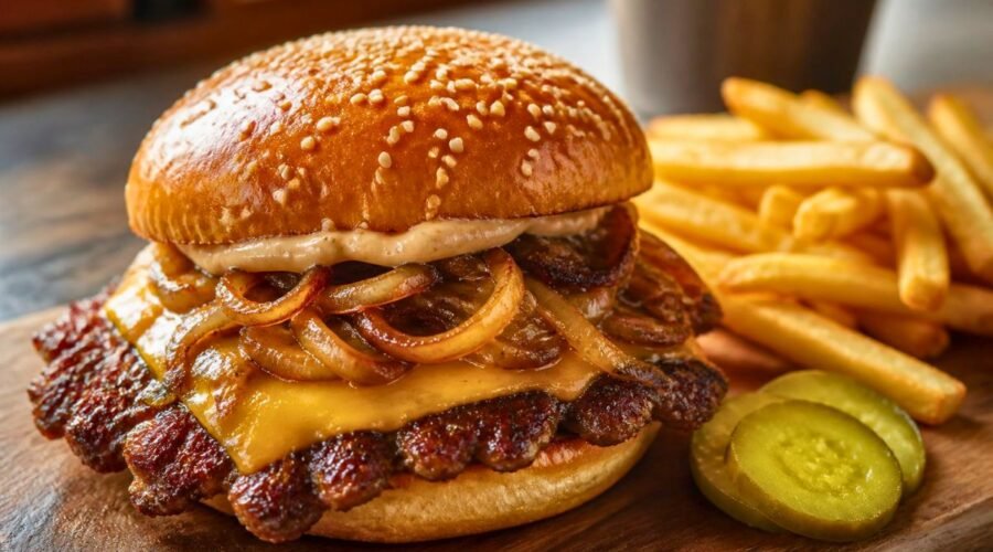 Oklahoma Onion Smash Burger Recipe