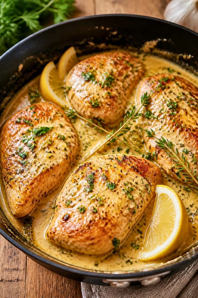 One pan garlic parmesan chicken is a simple, creamy, and flavorful dinner for busy nights. This easy recipe uses tender chicken, fresh garlic, parmesan cheese, and simple seasonings.
