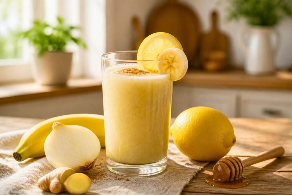 Onion and Banana Juice Recipe