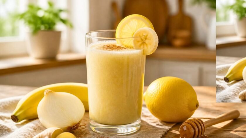 Onion and Banana Juice Recipe