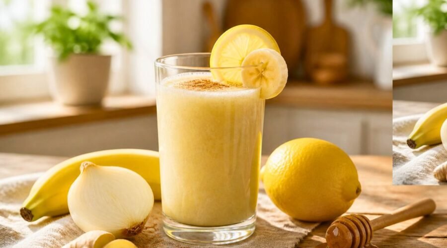 Onion and Banana Juice Recipe