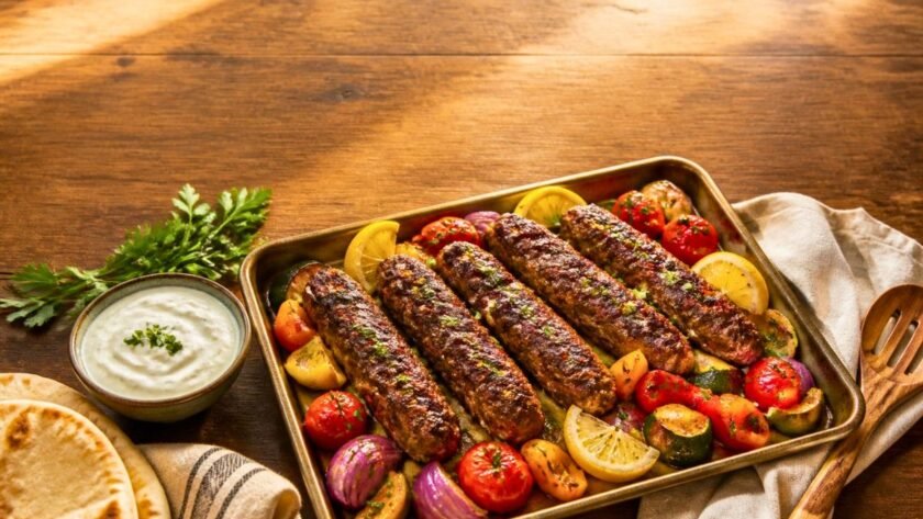 Sheet Pan Beef Kabab Recipe