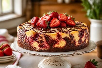 Strawberry Earthquake Cake Recipe