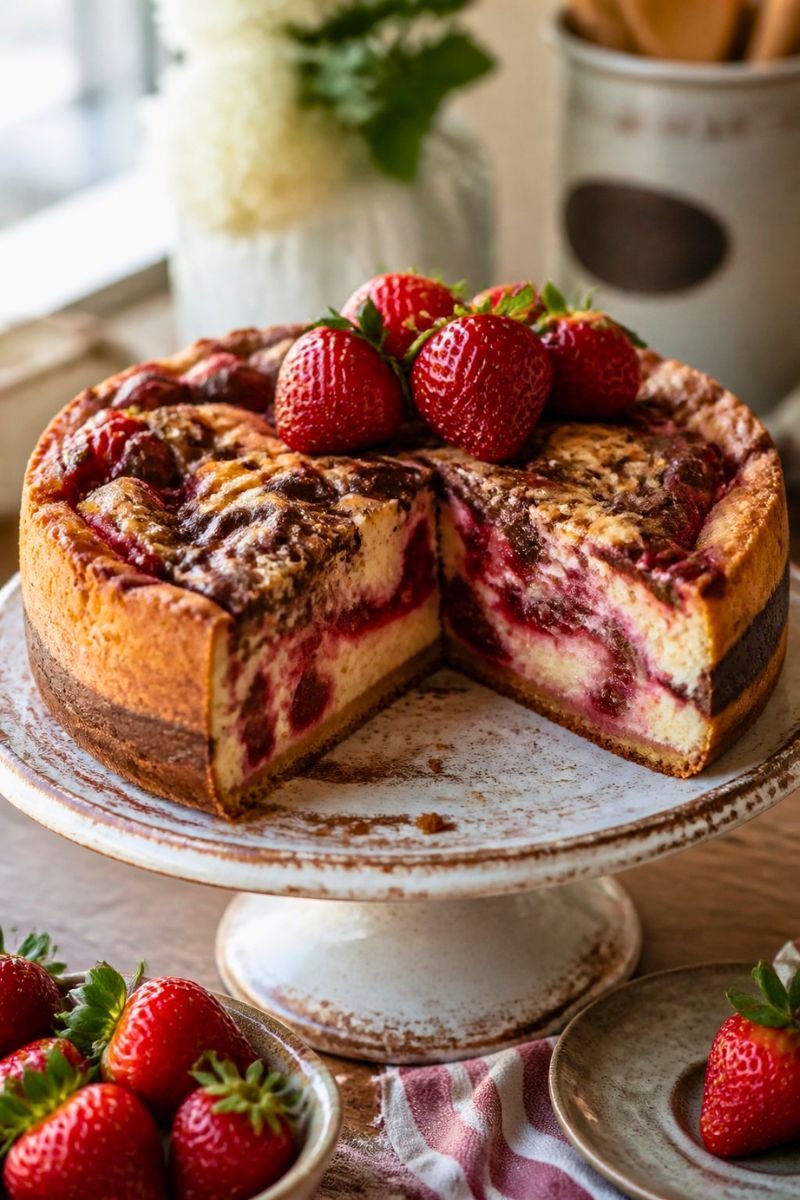 Strawberry Earthquake Cake Recipe