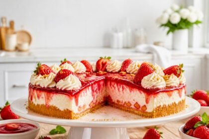 Strawberry Shortcake Cheesecake Recipe