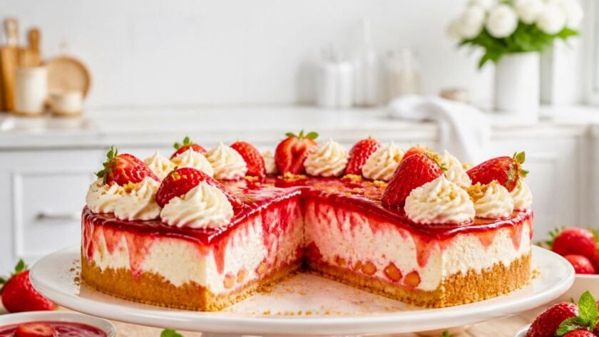Strawberry Shortcake Cheesecake Recipe